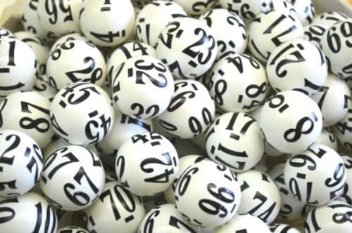 Professional Raffle Balls Numbered 1-100