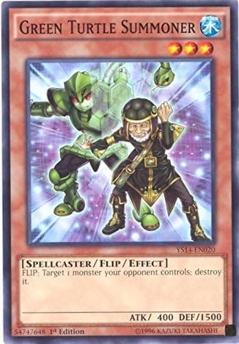 YU-GI-OH! - Green Turtle Summoner (YS14-EN020) - Super Starter - Space-Time Showdown - 1st Edition - Common