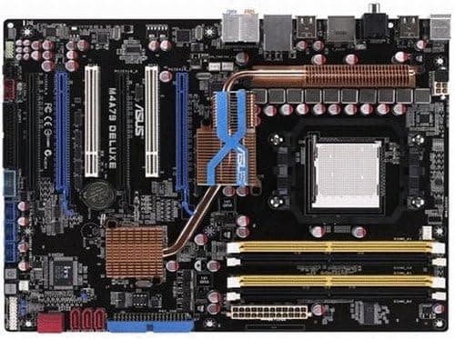 Asus M4A79 Deluxe Socket AM2+ AM3/ AMD 790FX/ Quad CrossFireX/A&GbE/ATX Motherboard