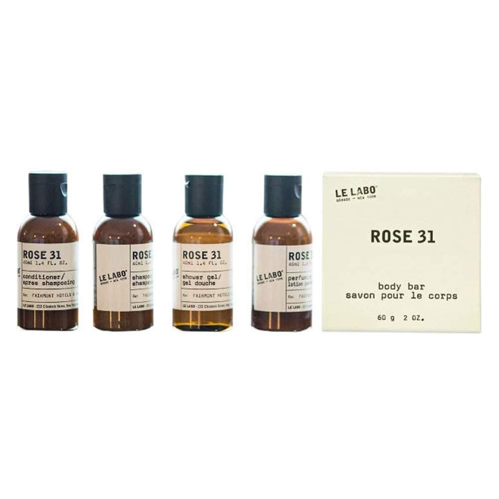 Le Labo Rose 31 Amenities - Shampoo Conditioner Lotion Shower Gel Bath Soap Travel Set Gift Set Toiletries