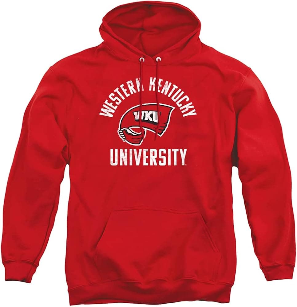 Western Kentucky University Official Hilltoppers Logo Unisex Adult Pull-Over Hoodie