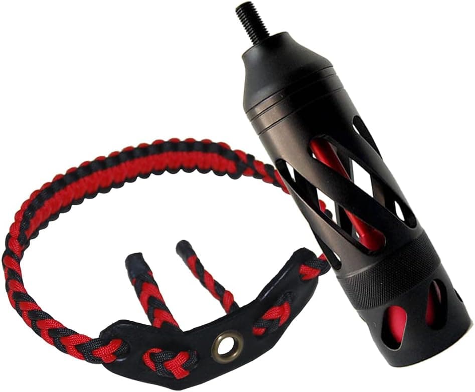 TOPARCHERY Compound Bow Aluminum Stabilizer with Wrist Bow Sling Braided Hunting Shooting Target