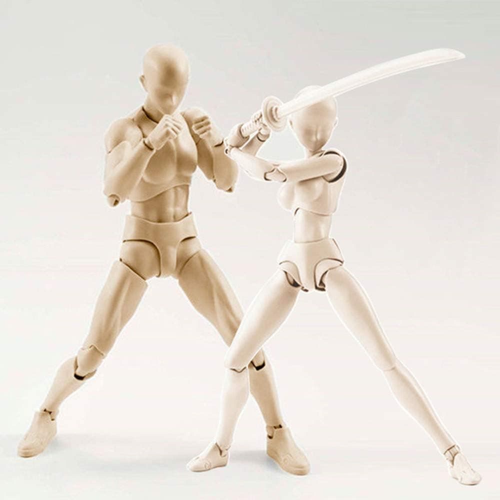 Body Kun DX Set Male & Female Body Color Action Figure Variable Doll PVC Figures Model for SHF S H Figuarts Body Chan