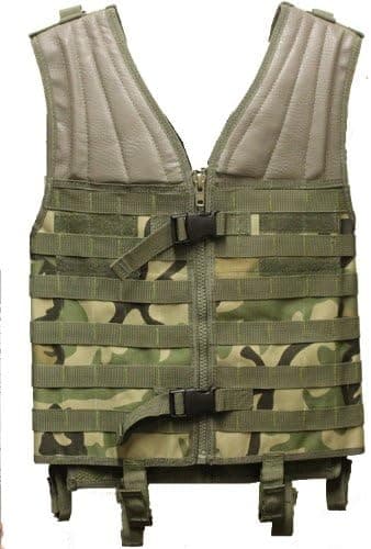 Ultimate Arms Gear Tactical Deluxe Woodland Camo Camouflage PALs MOLLE Modular Pouch Platform Hunting Military Field Combat Web Vest