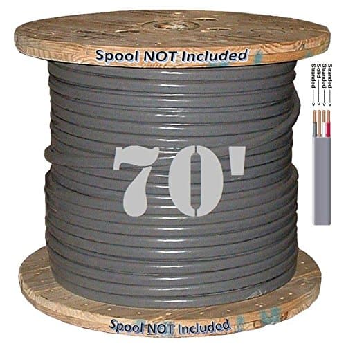 6/3 UF (Underground Feeder - Direct Earth Burial) Cable