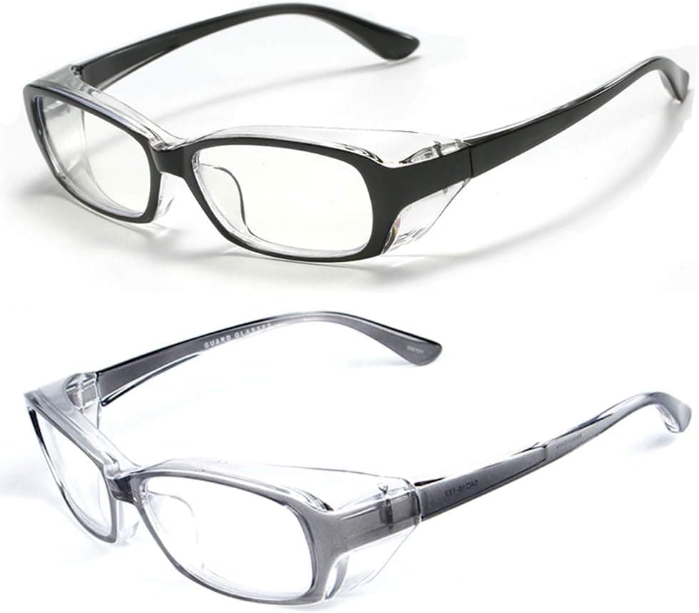 Safety Glasses Anti Fog for Men Women Anti Pollen Safety Goggles UV400 Protection 2 Packs