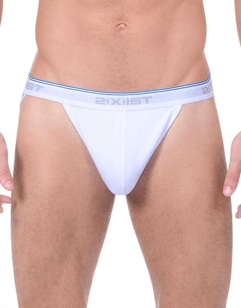 2(X)IST Men's Cotton Stretch Jock Strap 3-Pack