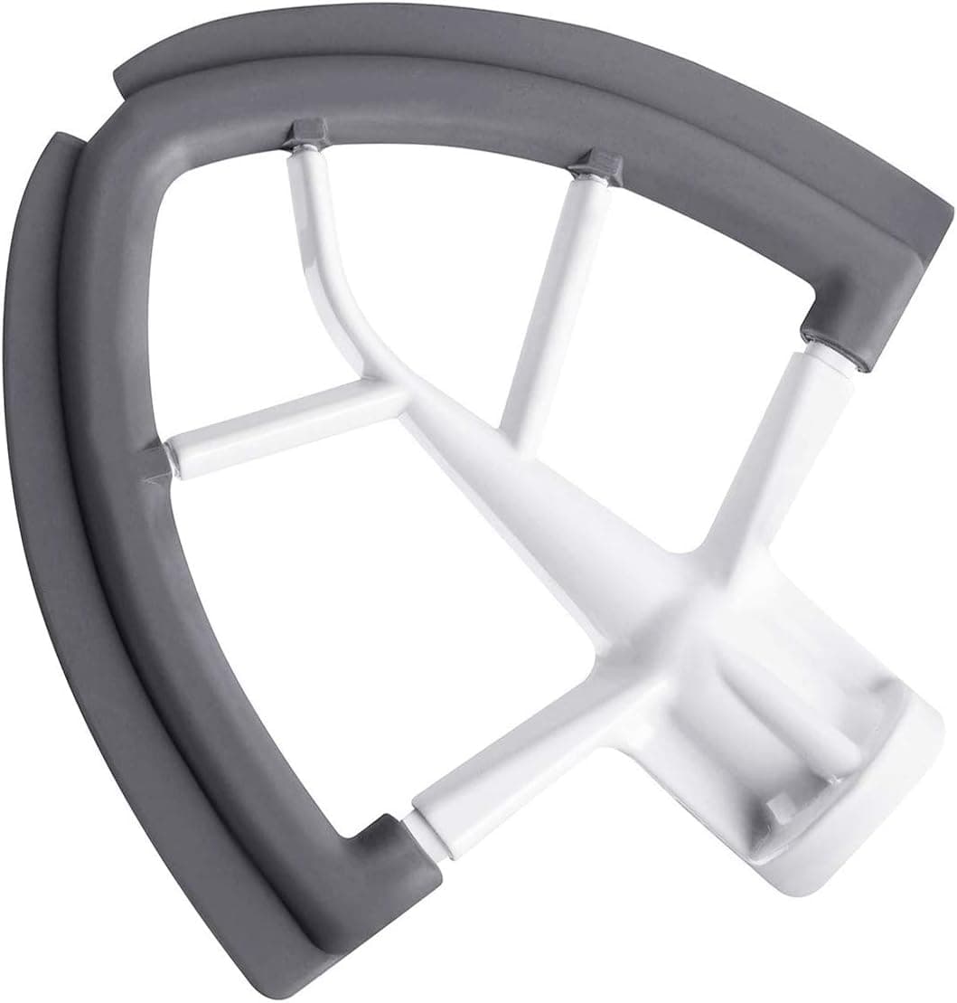 Flex Edge Beater for Kitchenaid Mixer Accessory,Kitchen Aid Attachments for Mixer,Fits Tilt-Head Stand Mixers for 4.5-5 Quart Bowls,Flat Beater Paddle with Both-Sides Flexible Silicone Edges by COOKRA