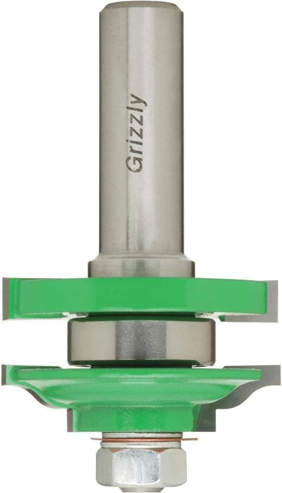 Grizzly C1392 Carbide-Tipped Reversible Stile and Rail Roman Ogee with 1/2-Inch Shank