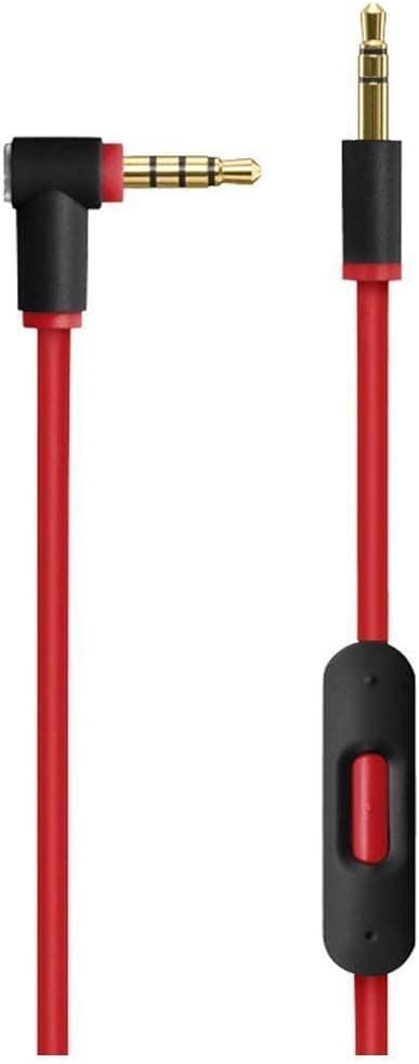 Replacement Audio Cable Cord Wire with In-line Microphone and Control For Beats by Dr Dre Headphones Solo/Studio/Pro/Detox/Wireless/Mixr/Executive/Pill