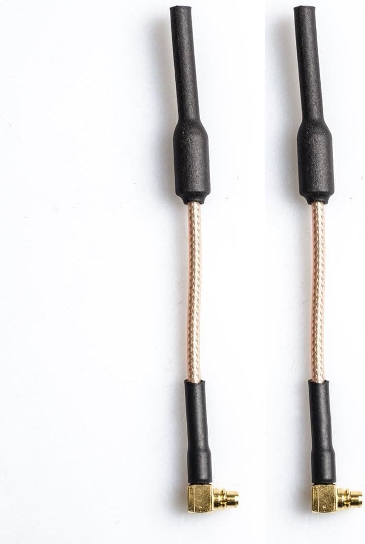 AKK MD90 2pcs 90 Degree MMCX to Brass Dipole 5.8GHz 70mm FPV Antenna