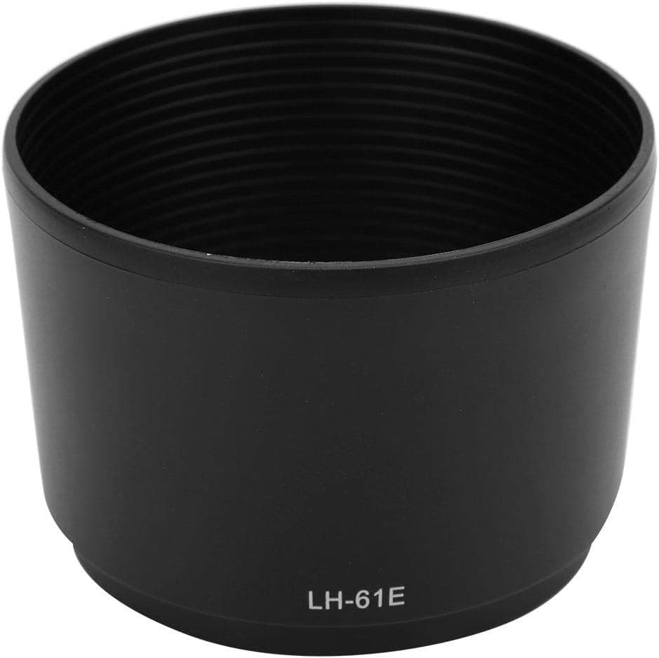 Bindpo LH-61E Lens Hood, Camera Lens Hood Sun Shade Rainproof Lens Protective Cap Replacement for Olympus 70-300mm f/4.8-6.7 Lens