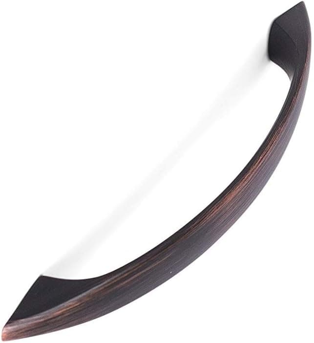 BIRDROCK HOME Oval Handle Pull - Oil Rubbed Bronze - 10 Pack - 3.75 Inch Kitchen Cupboard Furniture Cabinet Hardware Drawer Dresser Pull