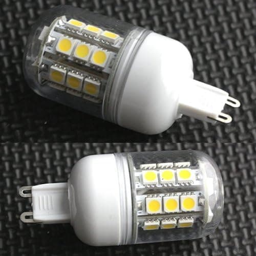 G9 5.5W 27-LED 2800-3000K Warm White Bulb SMD 5050 Energy Saving Lamp