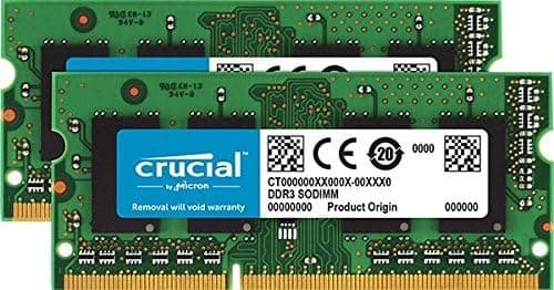 Crucial Technology 16GB kit (8GBx2) Upgrade for a Apple Mac Mini (Intel Core i5 2.3Ghz) DDR3 - Mid 2011 System (DDR3 PC3-10600, Non-ECC,)