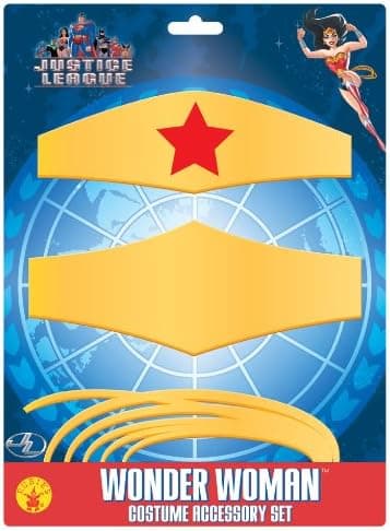 Rubie's Wonder Woman Child's Costume Accessory Set, Yellow