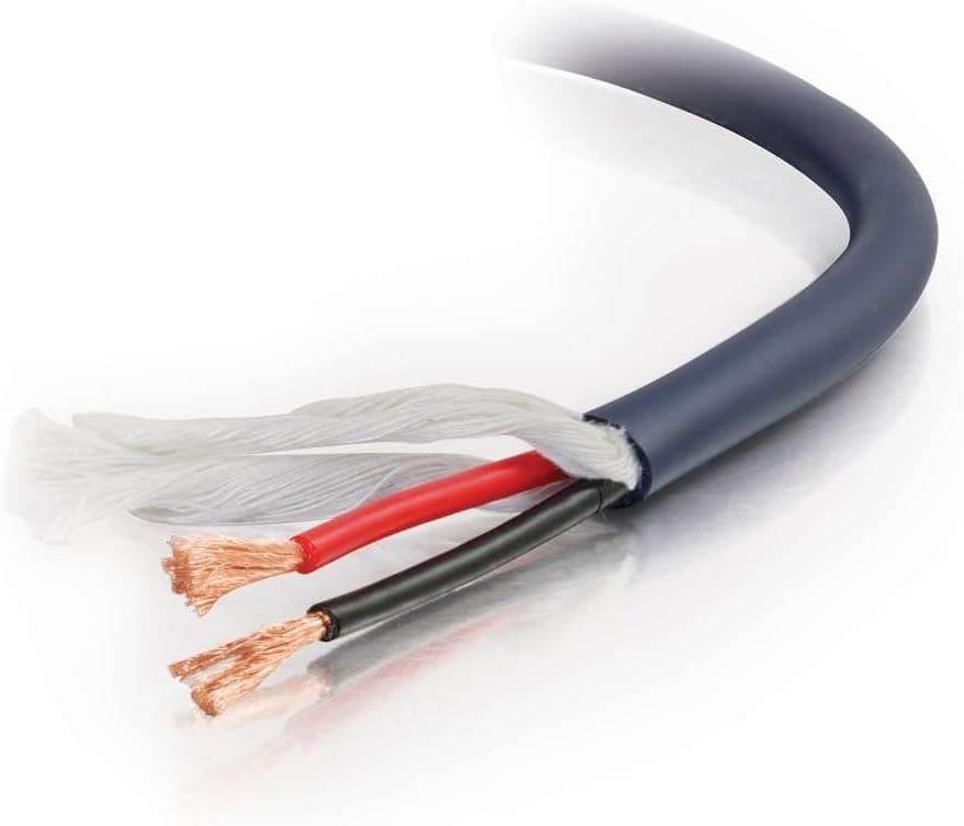 C2G 29175 12 AWG Velocity Bulk Speaker Wire, Blue Jacket (500 Feet, 152.4 Meters)