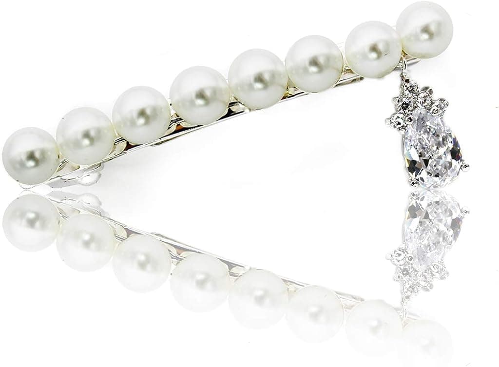 Small Practical Cute Lovely 2pcs 7pcs Pearl Gold Silver-Plated Zirconia Cubic Hairpin Accessories for Women Clip Sets