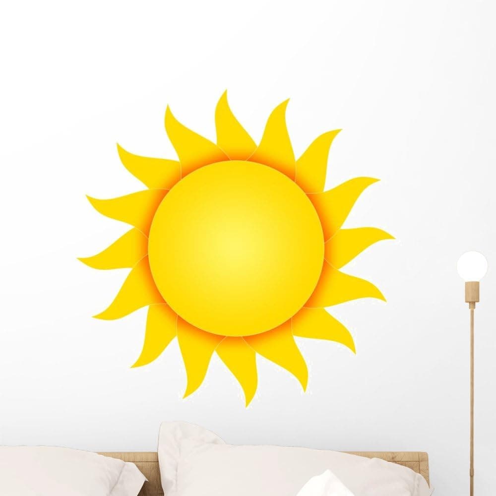 Wallmonkeys Sun Wall Decal Peel and Stick Graphic (24 in W x 18 in H) WM309974