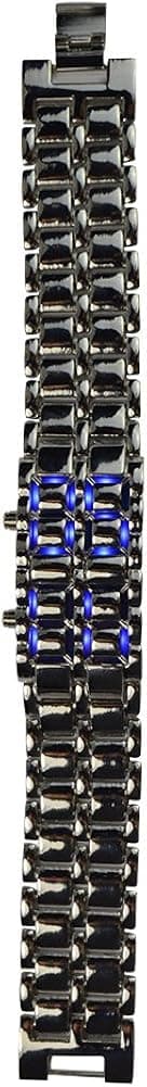 Iron Samurai - Japanese Inspired Blue LED Watch
