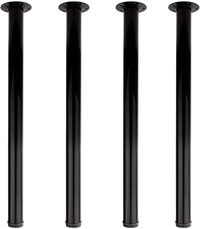 Need Metal Desk Legs - 28-1/2" Heavy Duty Adjustable Furniture Leg for Table,Set of 4 Replacement Legs for Home Office Computer Desks/Kitchen Coffee Tables KCH1C-72.5