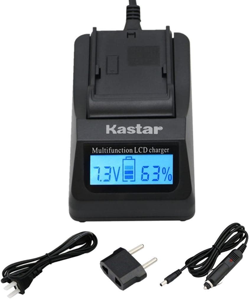 Kastar Ultra Fast Charger Kit for BP-511, BP-511A, BP511, BP511A and EOS 5D, 10D, 20D, 30D, 40D, 50D, Digital Rebel 1D, D60, 300D, D30, Kiss Powershot G5, Pro 1, G2, G3, G6, G1, Pro90 etc.