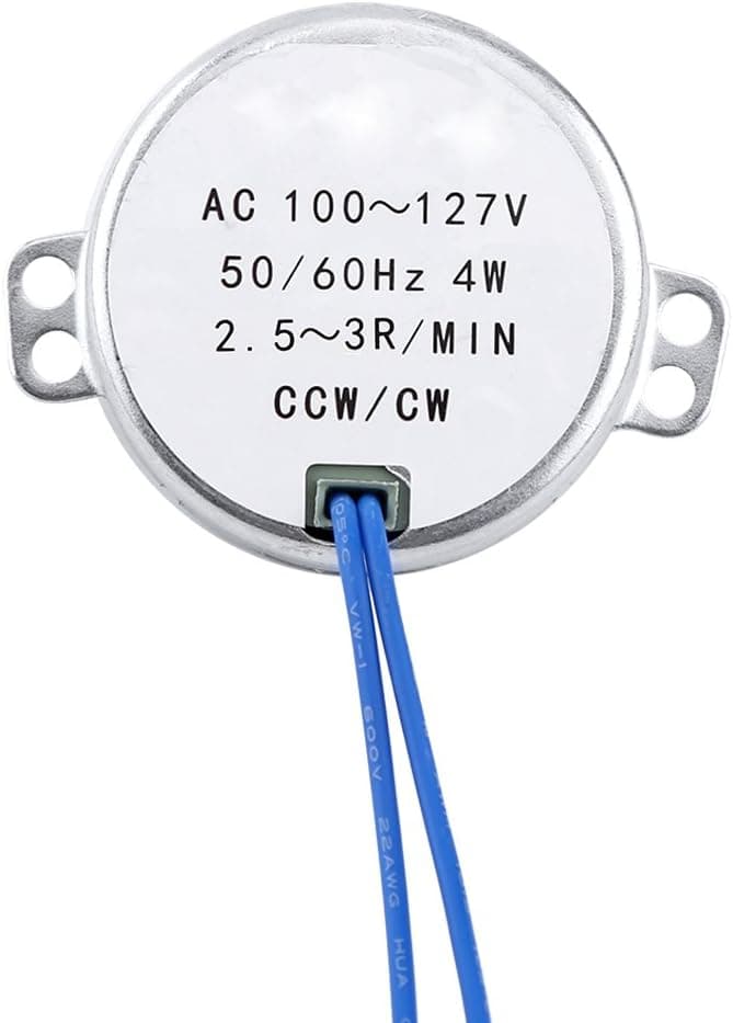 Synchronous Synchron Motor 50/60Hz AC 100-127V CCW/CW 4W Geared Motor 0.8-1RPM / 2.5-3RPM / 10-12RPM / 15-18RPM (2.5-3RPM)