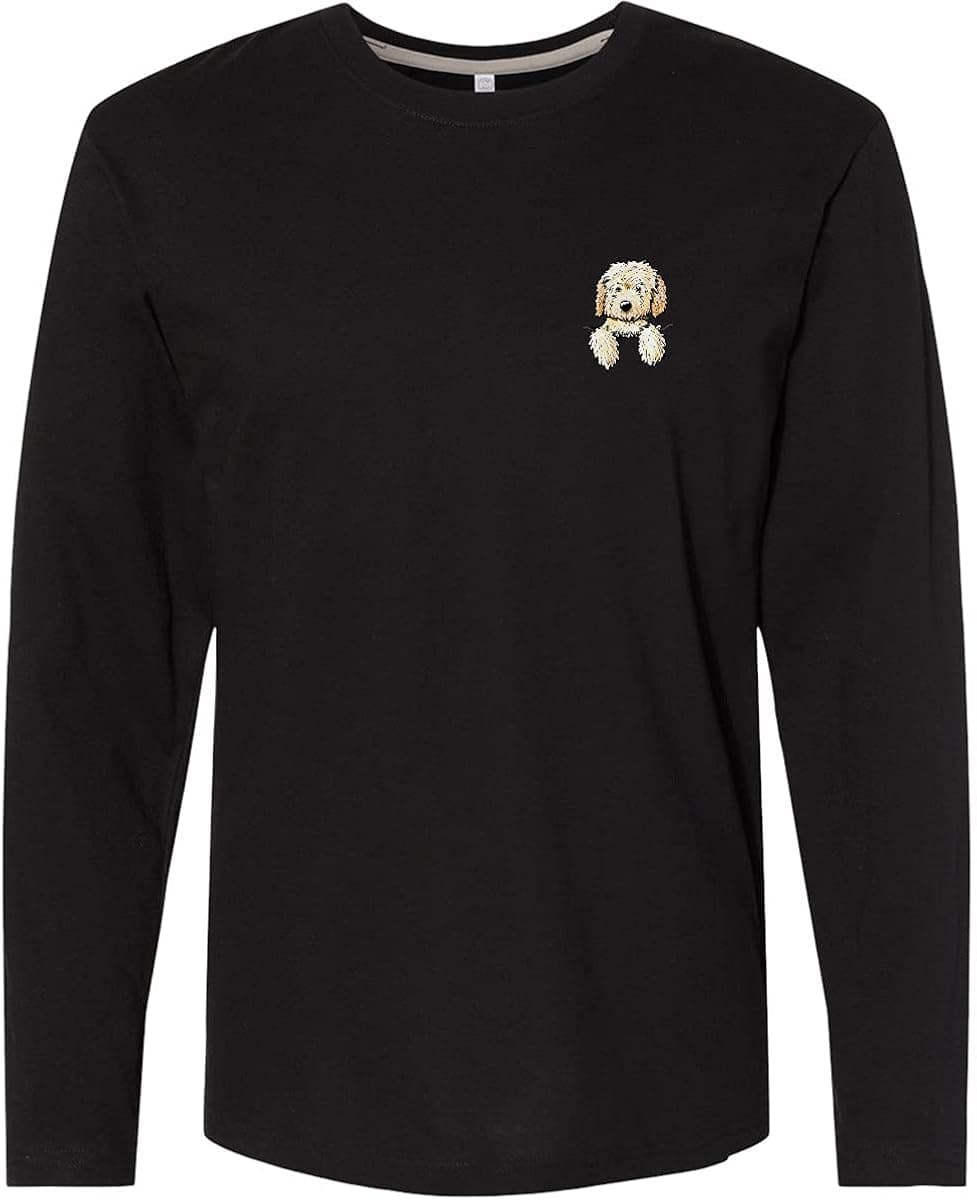 inktastic Pocket Goldendoodle Long Sleeve T-Shirt - KiniArt