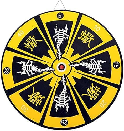 MedievalDepot Oriental Stinger Bullseye Throwing Knife Target Dart Board