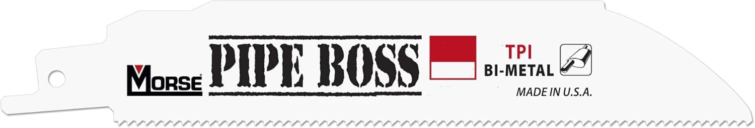 MK Morse Pipe Boss RBPB65014T25 Bimetal Recip Blade 6-Inch X .050 14TPI, 25-Pack