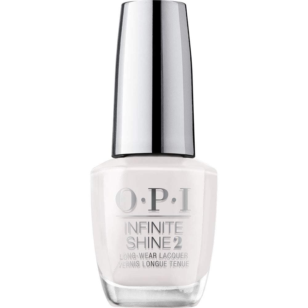 OPI Infinite Shine 2 Long-Wear Lacquer, Suzi Chases Portu-geese, White Long-Lasting Nail Polish, Lisbon Collection, 0.5 fl oz