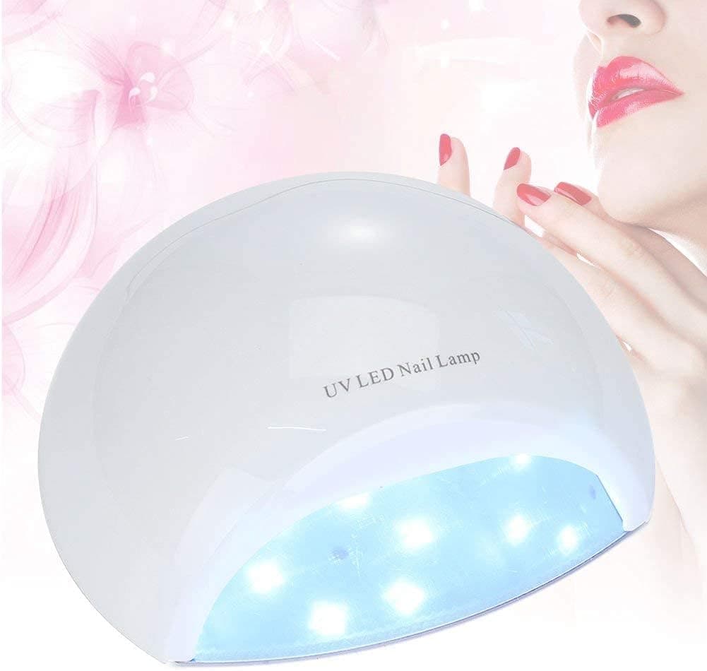 LED Nail Lamp, 36W LED Nail Lamp Dryer Machine Manicure Tools US Plug 100-240V White