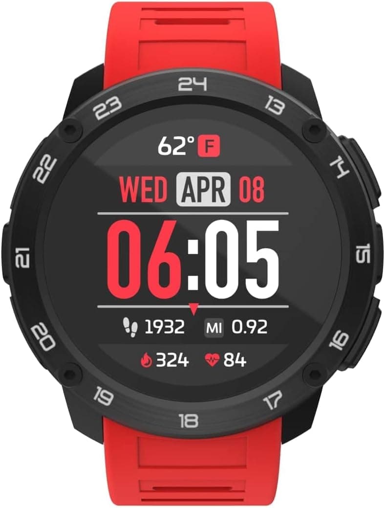 iTOUCH Explorer 3 Smartwatch (with Heart Rate Tracking, Step Counter, Notifications)