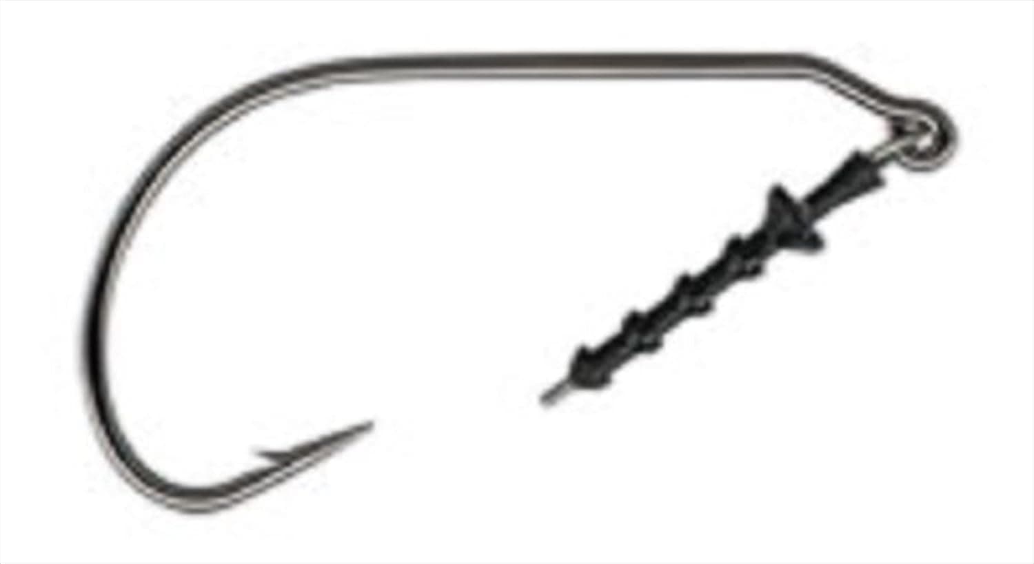 Mustad Demon Perfect Circle, Up Eye, in-Line 1X Fine Wire - Black Nickel-Size 2/0 - Pack of 25