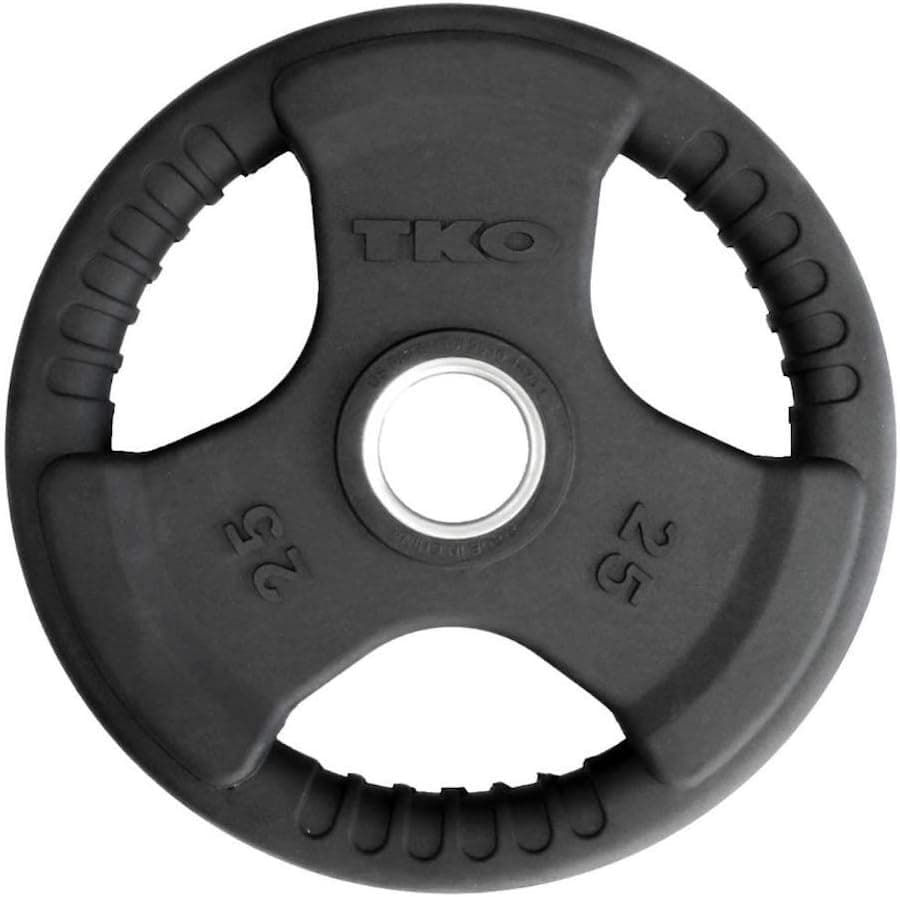 TKO Olympic Urethane Tri-Grip Plate