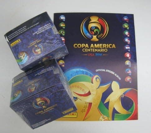 USA 2016 Copa America CENTENARIO Panini 100 packs and Album, Total of 500 stickers