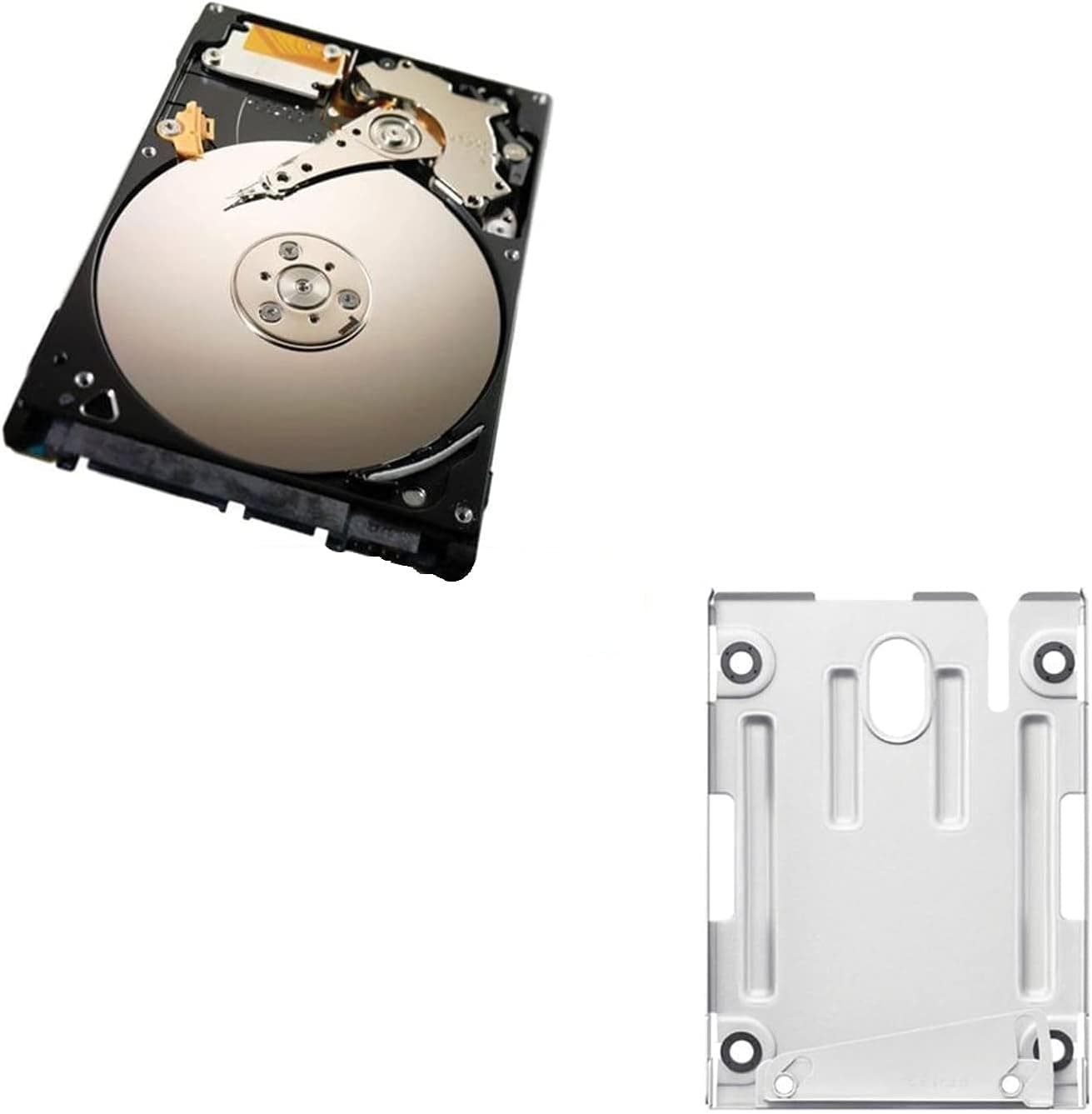 BIPRA Sony Playstation 3 PS3 250GB Hard Drive Kit Inc Mounting Bracket Caddy Cradle Super Slim with HDD - Include Mounting Bracket and Hard Drive - Exclusive from Limited with 1 Year Warranty (250GB)