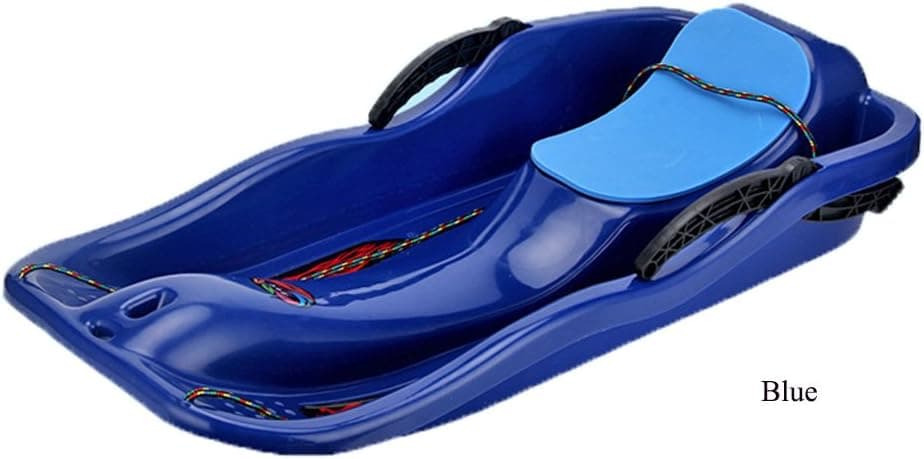 Unichart Snow Sled with Brake, 34-Inch, Blue