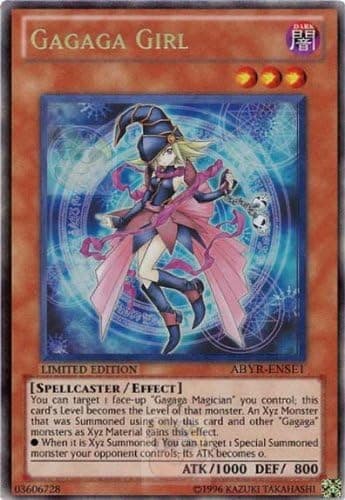 Yu-Gi-Oh! - Gagaga Girl (ABYR-ENSE1) - Abyss Rising SE - Limited Edition - Super Rare