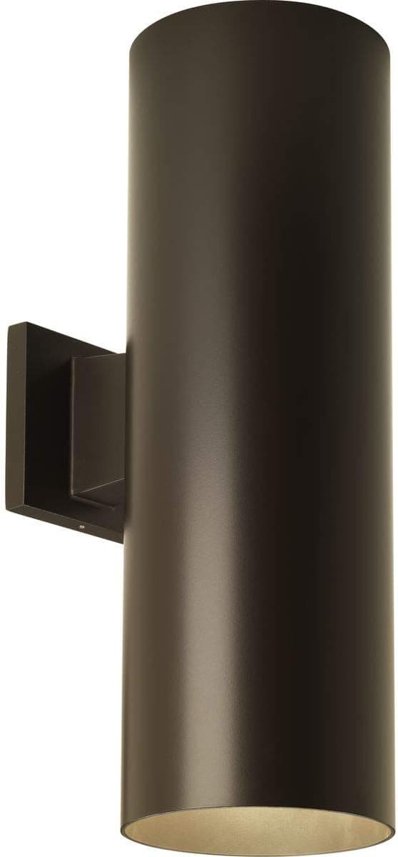Progress Lighting P5642-20 Cylinder Outdoor, 6-Inch Width x 18-Inch Height, Bronze