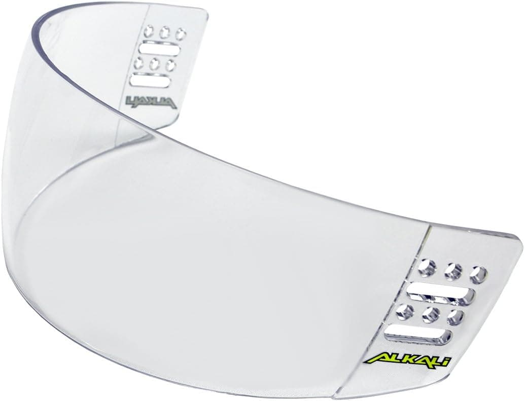 Alkali Visium Straight-Cut Hockey Helmet Clear Visor (Anti-Scratch/Anti-Fog) CE Certified
