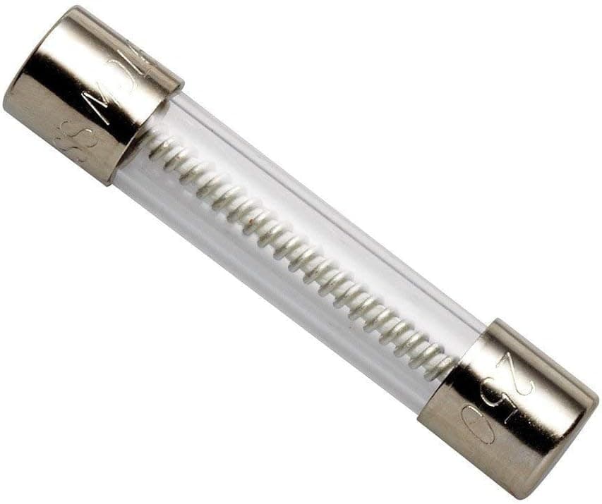 RadioShack 1.5A 250V 1¼ × ¼" Slow-Blow Glass Fuses (4-Pack)