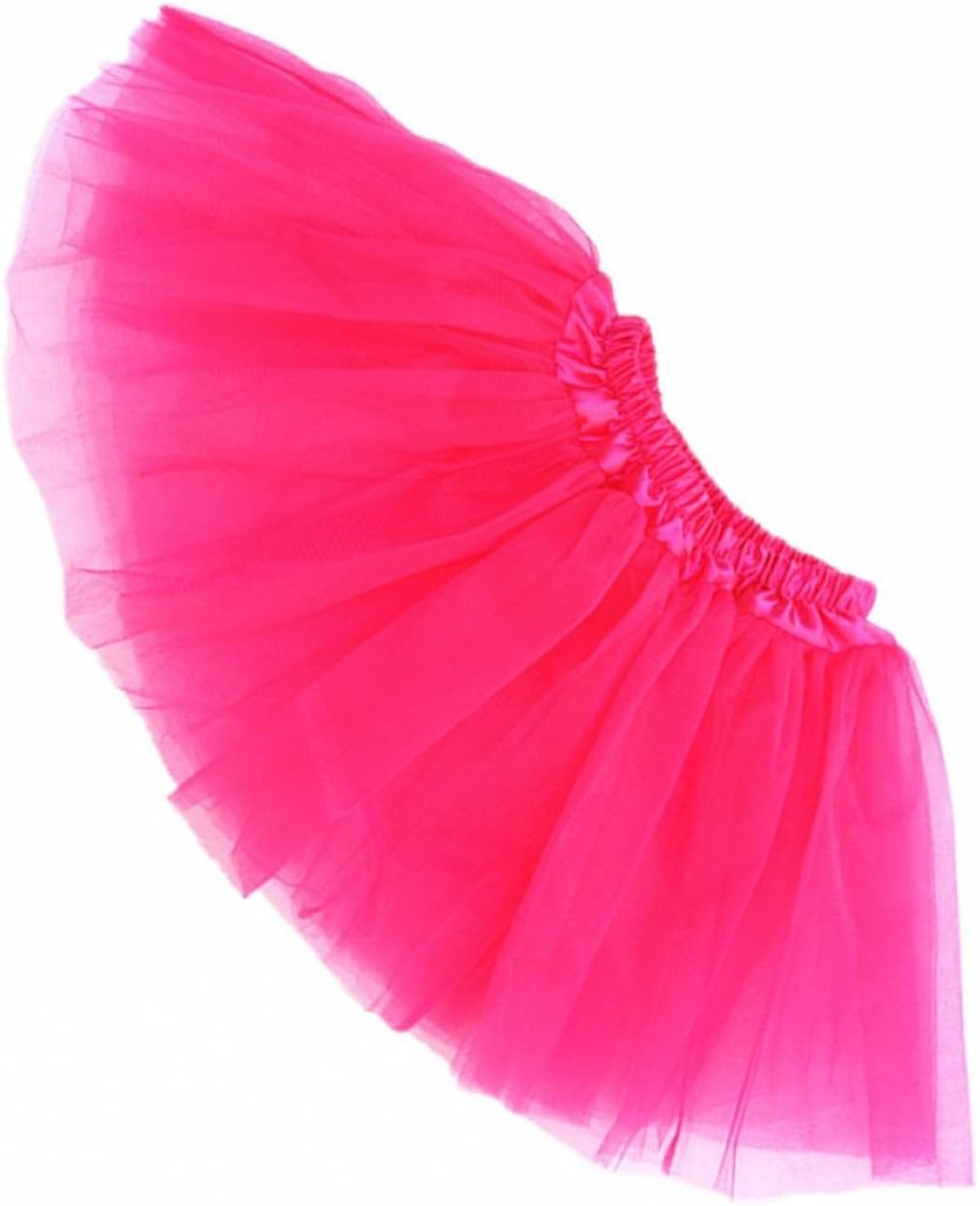 Buenos Ninos Girls Tutu Assorted Colors One Size (Hot pink) One Size
