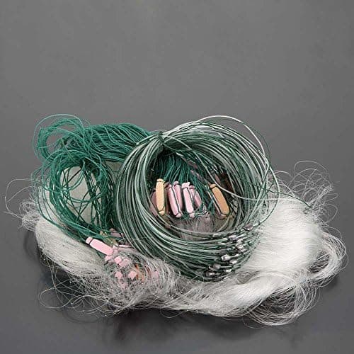 Lixada 25m 3 Layers Monofilament Fishing Fish Gill Net with Float #1/#2/#3/#4/#5/#6 (#3)