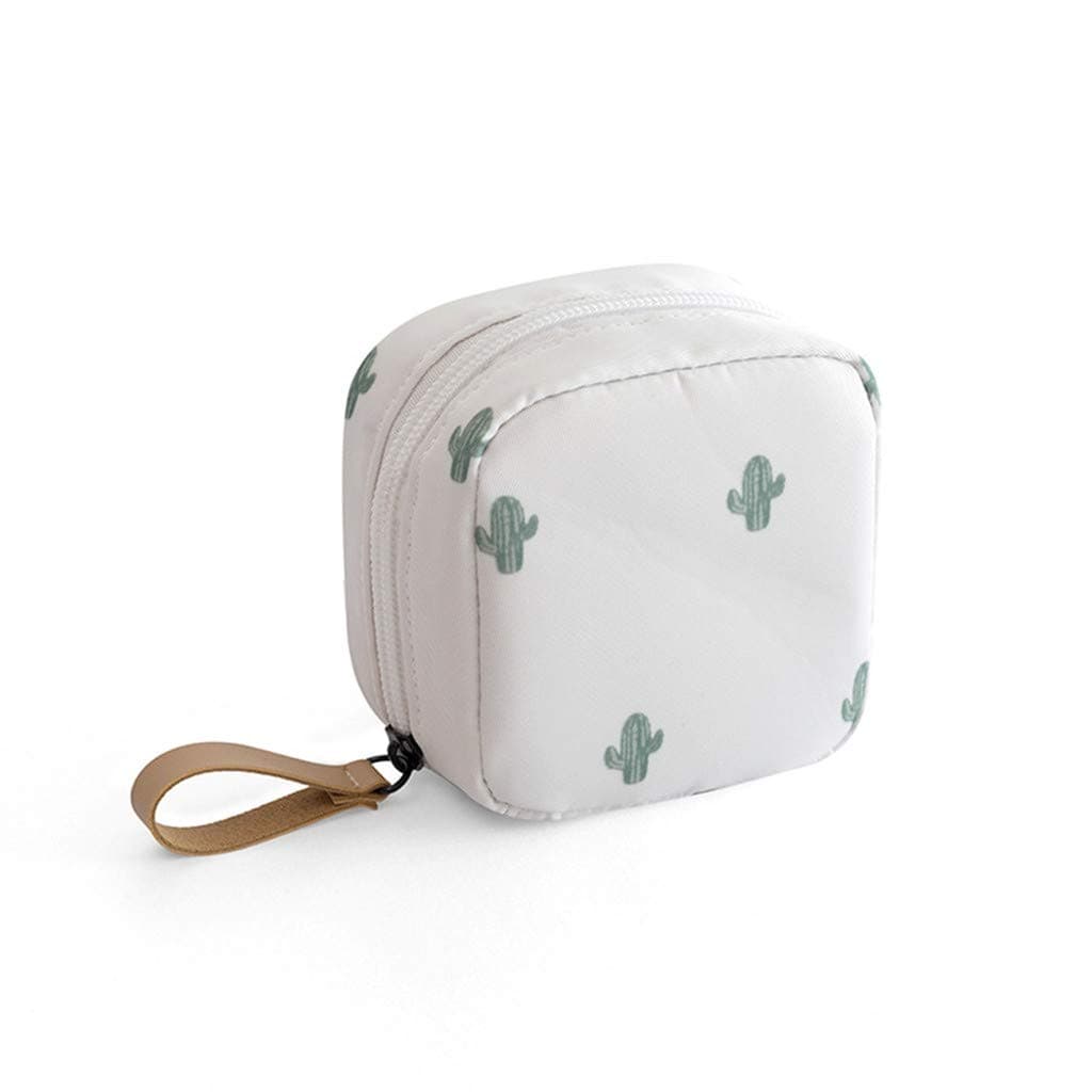 Makeup Bag Lazy Cosmetic Bag Travel Toiletry Bag Cosmetic Make Up Organizer Waterproof Travel Accessories for Women and Girls,Mini Cactus