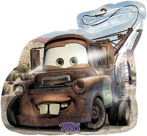 Anagram International Car Tow Mater Foil Balloon Pack, 26"