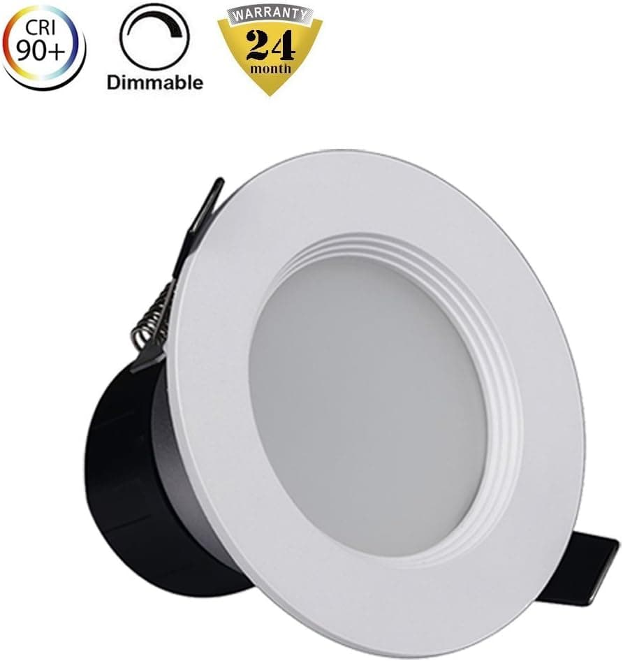 Mr.Lighting Dimmable 12W 5.5-inch LED Recessed Ceiling Lighting Fixtures, 85W Incandescent Bulb Equivalent, 3000K Warm White, LED Downlight (Budget-friendly, 2 Years Warranty)