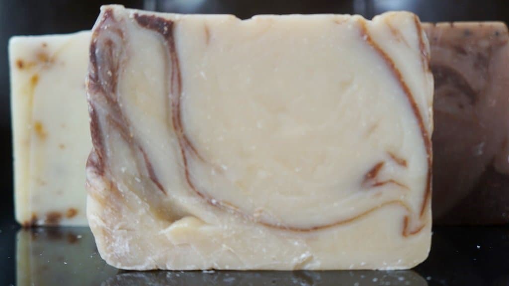 Almond Chocolate Biscotti Shea Soap - Handmade - 6 oz