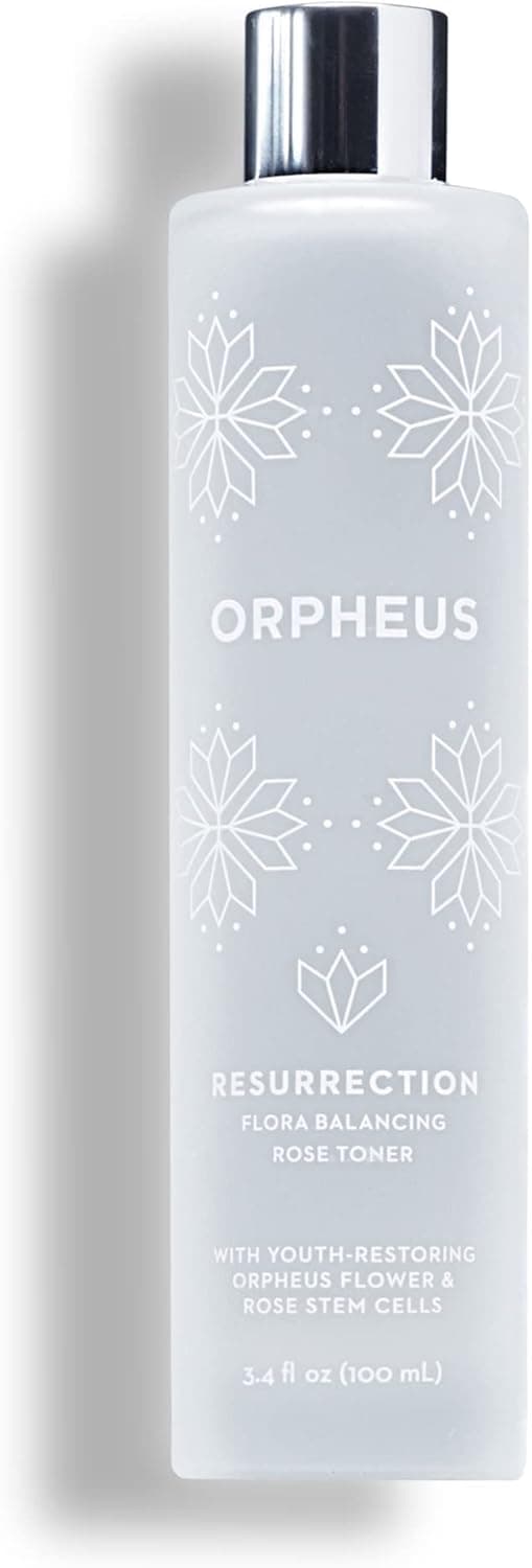 ORPHEUS Rose Water Toner for Face - 3.4 FL Oz. (100ml) - Flora Balancing Face Toner Infused with Orpheus Flower Cell Extract and Rosa Damascena Stem Cells | Vegan | Cruelty-Free