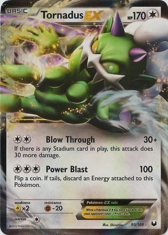 Pokemon - Tornadus-EX (90/108) - BW - Dark Explorers